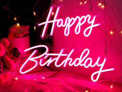 How to Buy LED Neon Sign Decorations for a Birthday Party?