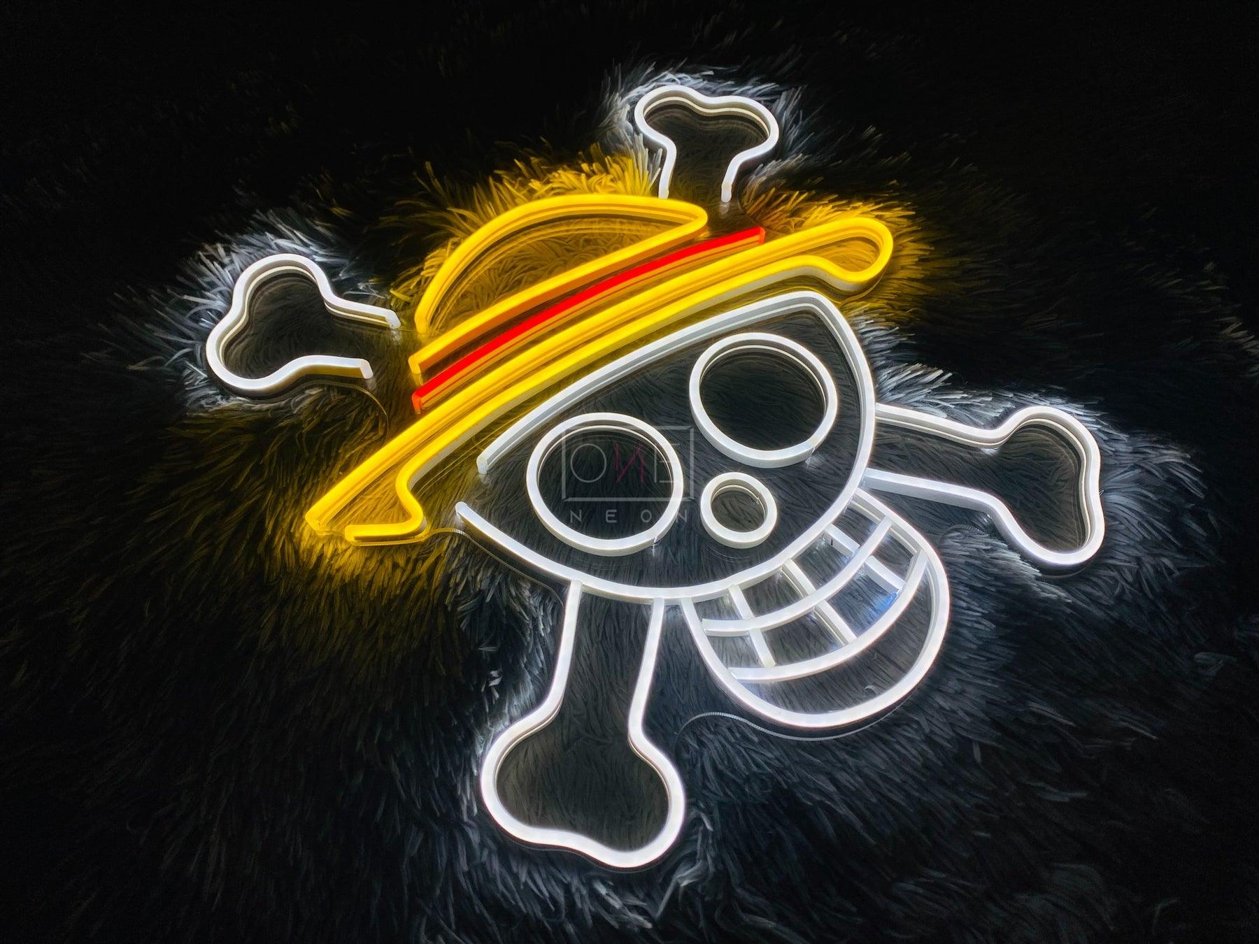 One Piece Skull Neon Sign