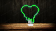 Dripping Heart - Tabletop LED Neon Sign