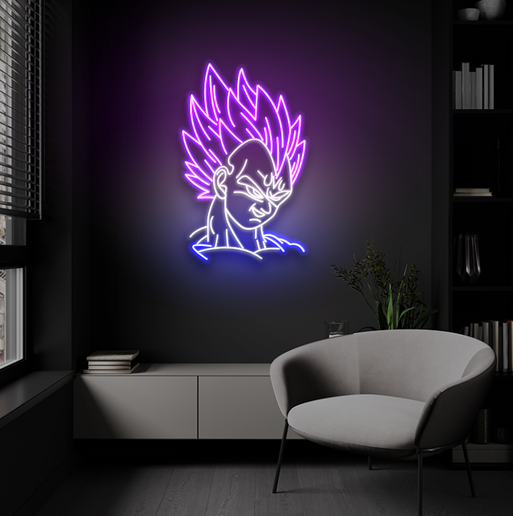 Goku Ultra Instinct LED Neon Poster (Dragon Ball Super)