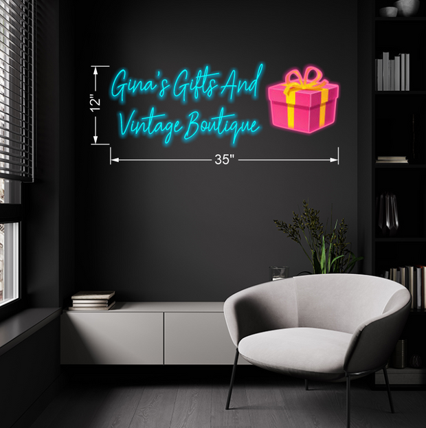 Gina's Gifts And Vintage Boutique | LED Neon Sign