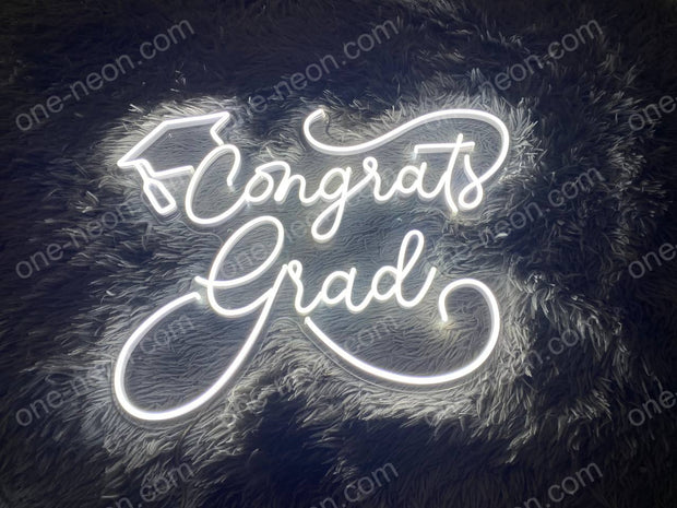 Congrats Grad | LED Neon Sign