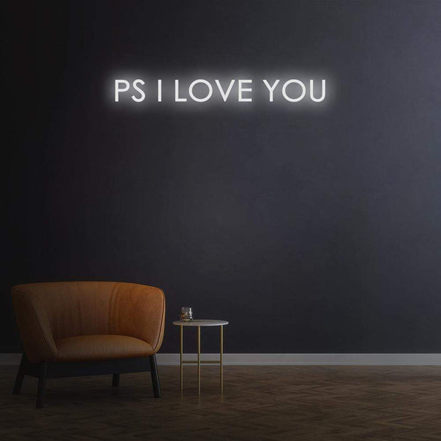 'P.S. I Love You' | LED Neon Sign