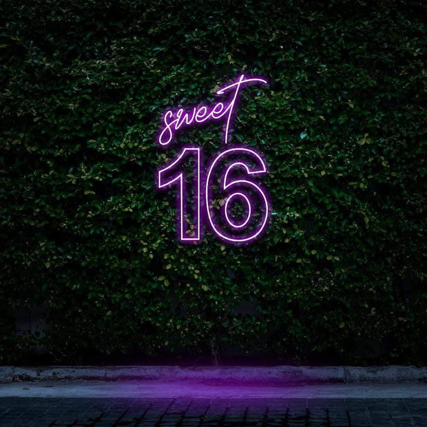 "Sweet 16" Birthday | LED Neon Sign