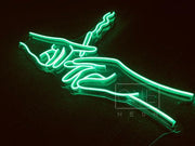 Smoking Hand | LED Neon Sign - ONE Neon