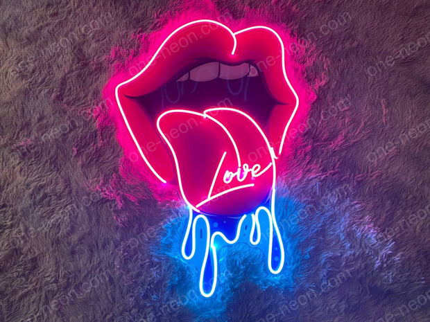 Love Lips | Neon Acrylic Artwork