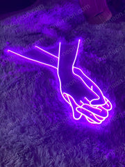 Holding Hands | LED Neon Sign