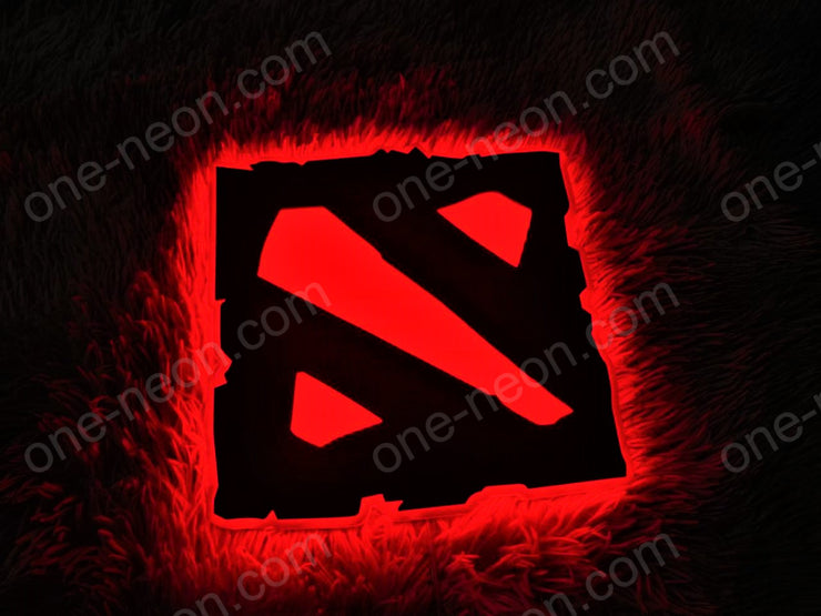 Dota Logo | Edge Lit Acrylic Signs