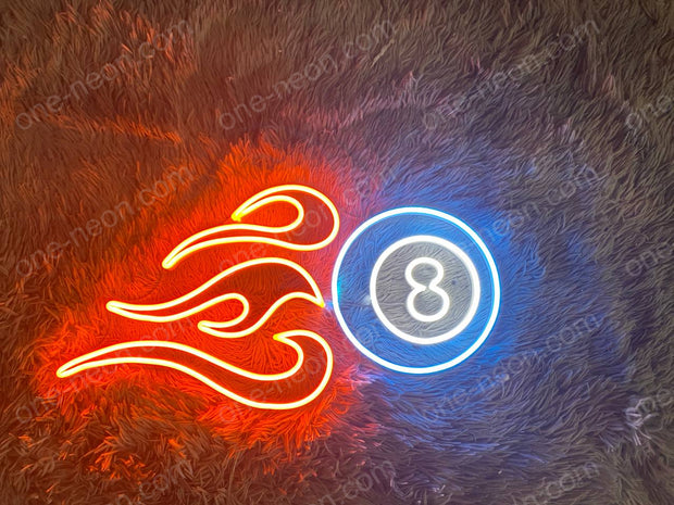 8 Ball | LED Neon Sign