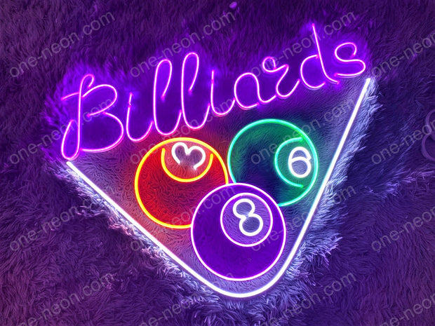 Billiard Pool | LED Neon Sign