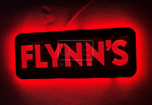 Tron Flynn's Arcade Edge Lit LED | Edge Lit Acrylic Signs