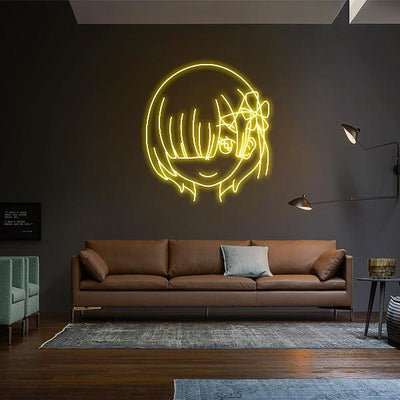 How Do You Decorate Led Neon Sign A Large Wall Over A Couch?