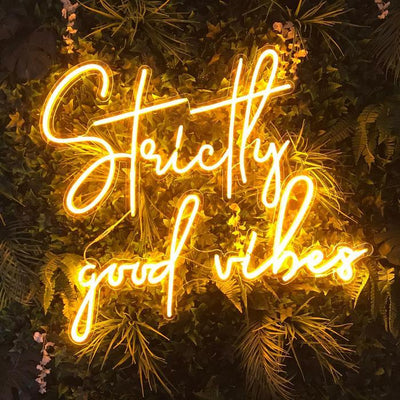 Decorating a Garden with LED Neon Signs for a Peaceful Oasis of Light and Life