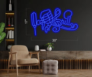 Music Drill_H529 | LED Neon Sign