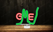 GME Logo - Tabletop LED Neon Sign
