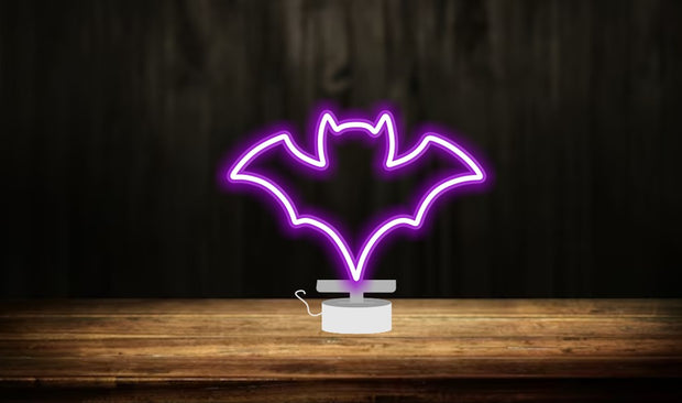 Halloween Bat - Tabletop LED Neon Sign