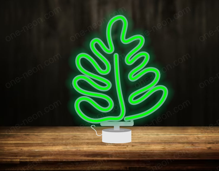 Monstera Leaf - Tabletop LED Neon Sign