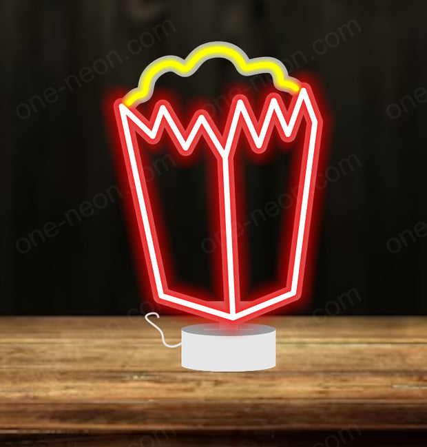 Popcorn - Tabletop LED Neon Sign