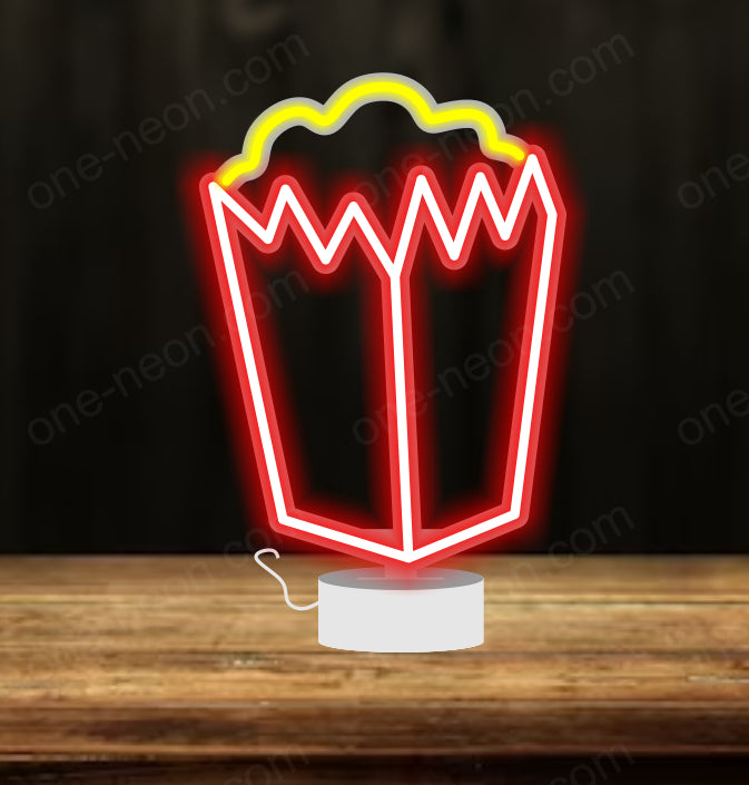 Popcorn - Tabletop LED Neon Sign