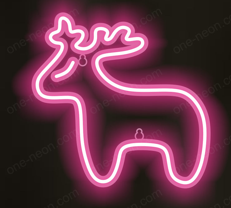 Reindeer - Tabletop LED Neon Sign