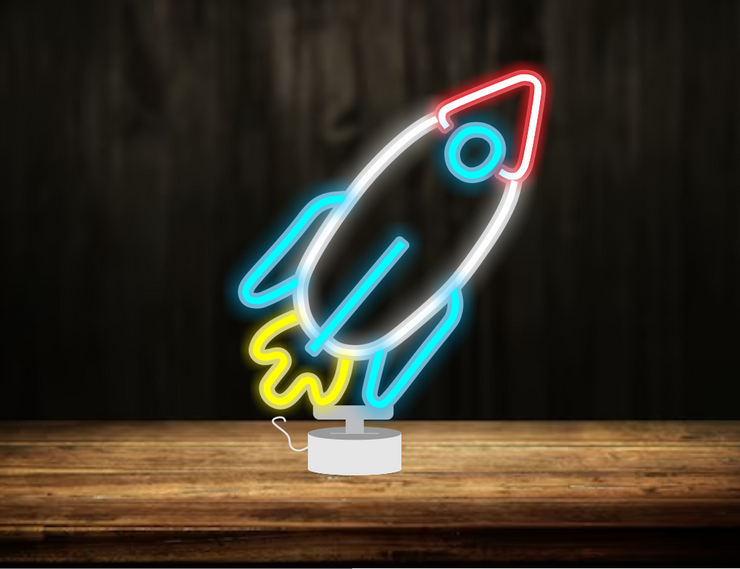 Spaceship - Tabletop LED Neon Sign