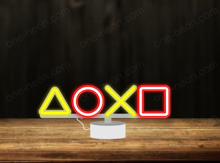 Playstation Logo - Tabletop LED Neon Sign
