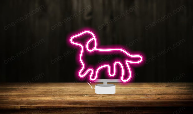 Sausage Dog - Tabletop LED Neon Sign