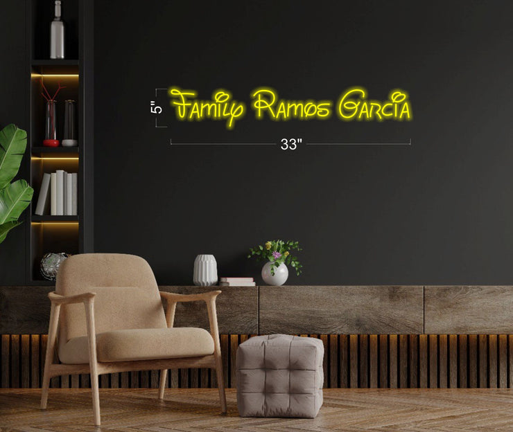 Family Ramos Garcia_H529 | LED Neon Sign