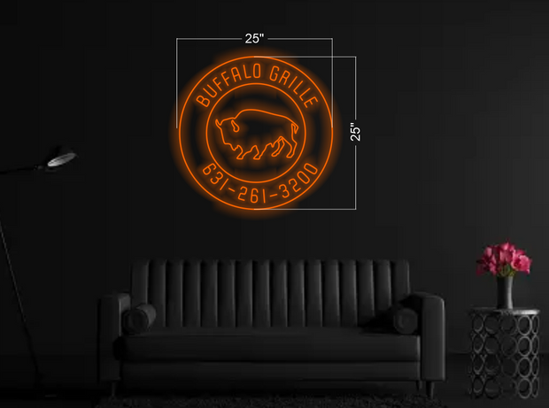 BUFFALO GRILLE | LED Neon Sign