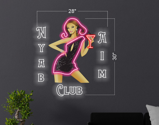 Nyab Aim Club 30x28" | LED Neon Sign (Copy)