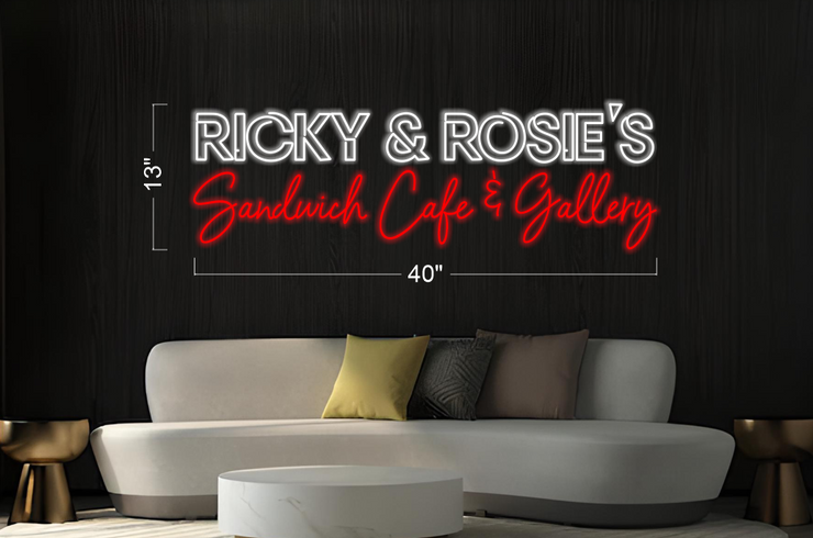 Ricky & Rosie's | LED Neon Sign