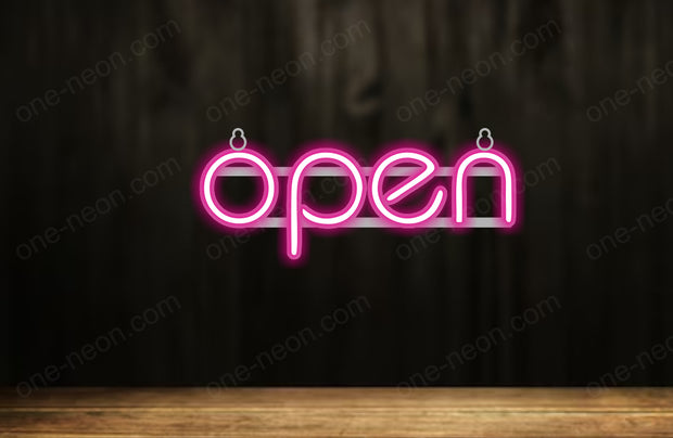 Open - Tabletop LED Neon Sign