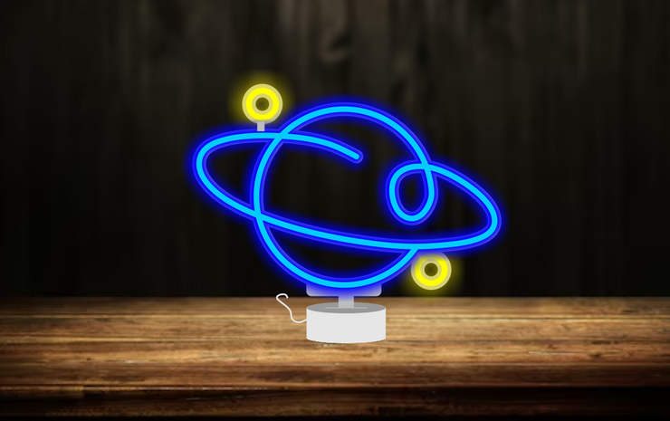 Planet - Tabletop LED Neon Sign