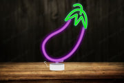 Eggplant - Tabletop LED Neon Sign