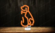 Dog & Cat - Tabletop LED Neon Sign