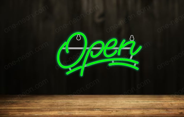 Open - Tabletop LED Neon Sign