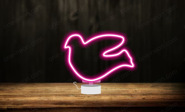 Dove - Tabletop LED Neon Sign