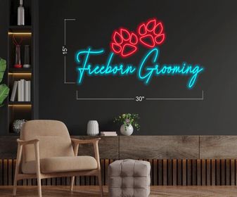 Freeborn Grooming LOGO_H29.Master | LED Neon Sign