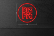 Diz Fit Logo | LED Neon Sign