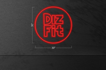 Diz Fit Logo | LED Neon Sign