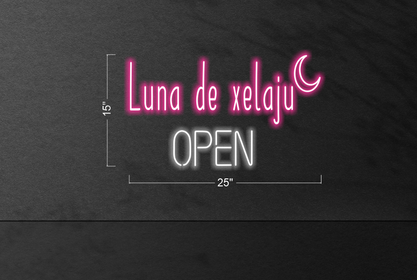 Luna de xelaju| LED Neon Sign