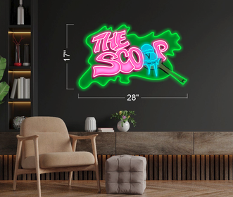 The Scoop LOGO  | LED Neon Sign