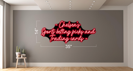 DRAMATIC GRAPHICS and Chelsea’s| ONE CUSTOM NEON SIGN