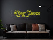 King Jesus- RGB Sign- express service  | LED Neon Sign