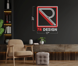 (2 sets) 7R design | LED Neon Sign