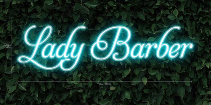 Lady Barber | LED Neon Sign