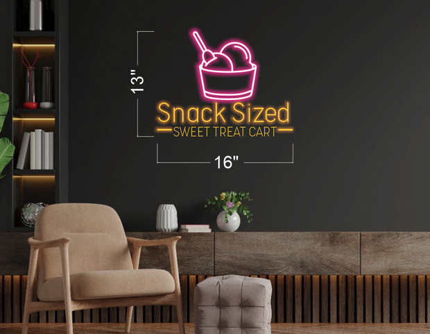 Snack sized LOGO_H529 | LED Neon Sign