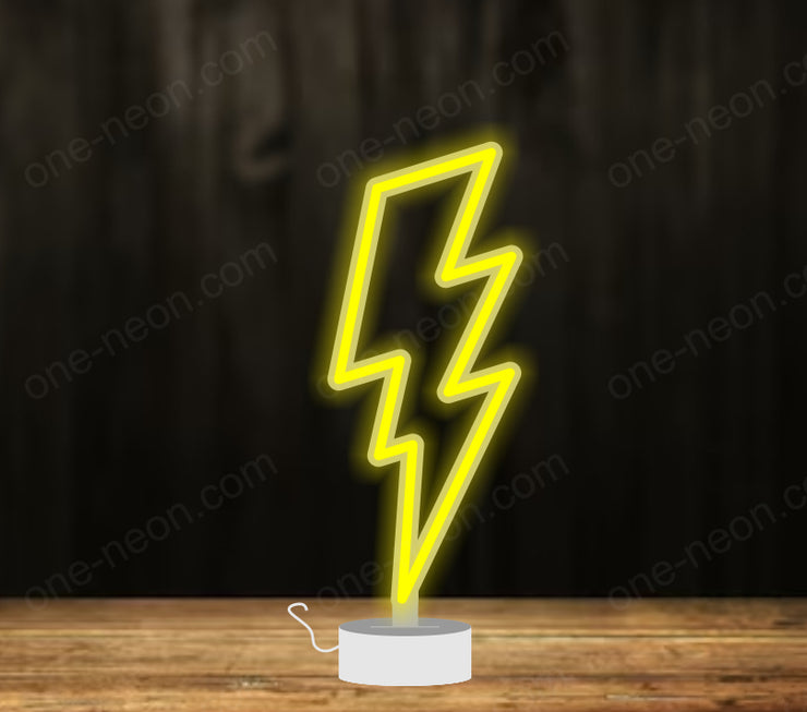 Lightning bolt - Tabletop LED Neon Sign