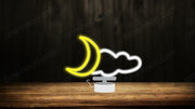 Moon Cloud Night- Tabletop LED Neon Sign