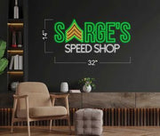 SARGE'S SPEED SHOP | LED Neon Sign